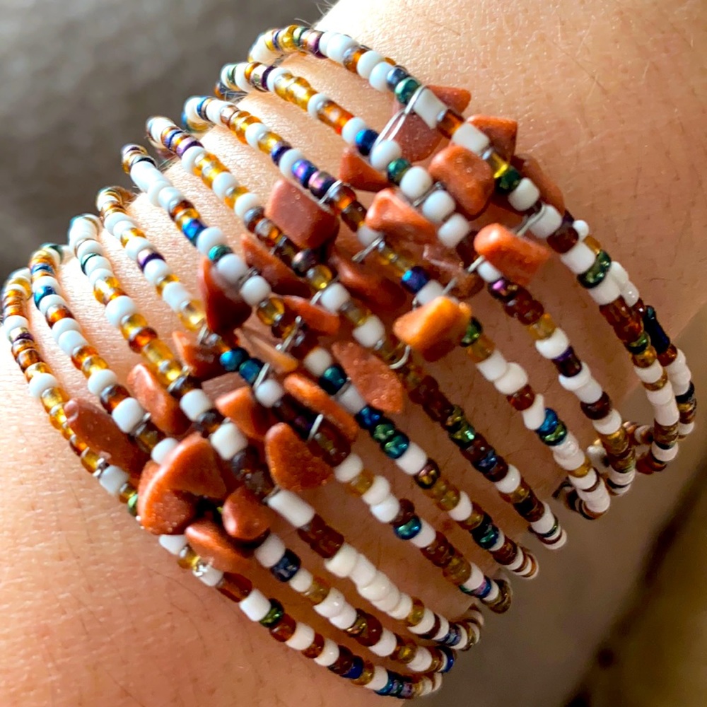 $5 ADD ON! Stacked Beaded Bracelet